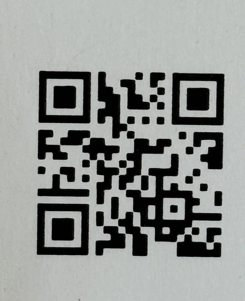 QR-code om Keune producten te bestellen